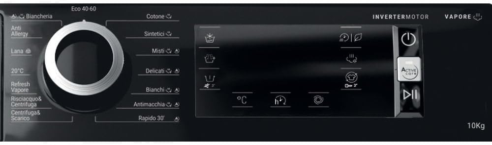 2026 Hotpoint Ariston Lavatrice a libera installazione a carica frontale Hotpoint Ariston: 10,0 kg, NBT 108 BLACK IT