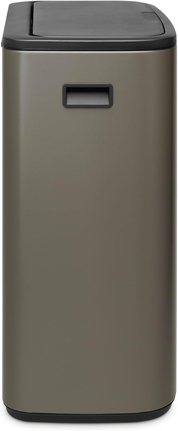 2026 Poubelle Brabantia, acier mat, anti-traces de doigts, 2 x 30 L