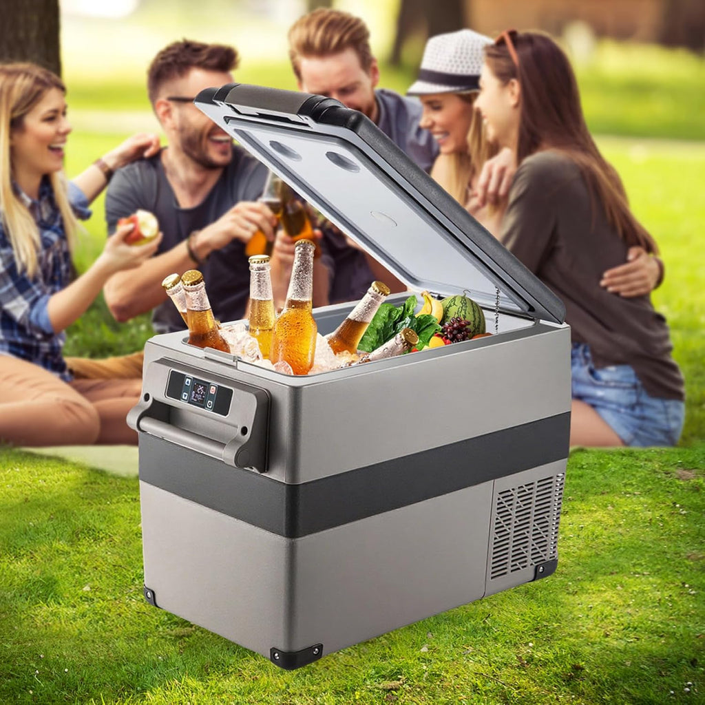 2026 VEVOR Frigorifero Portatile, 45 L Compressore Portatile, 60W Frigorifero per Auto, 27 x 14 x 18 Pollici, Congelatore Domestico da Viaggio Piccolo Congelatore per Auto