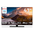 2026 MEDION TV 43 Pouces (108 cm) QLED Television (Smart TV, 4K, Dolby Vision HDR, Prime Video, Disney+, Dolby Atmos, DTS X, Compatible avec Google TV, PVR