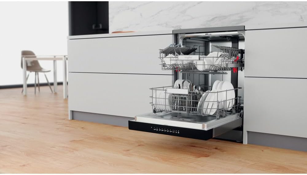 2026 Whirlpool Lave-vaisselle, couleur inoxydable, grande capacité – WFO 3T141 X