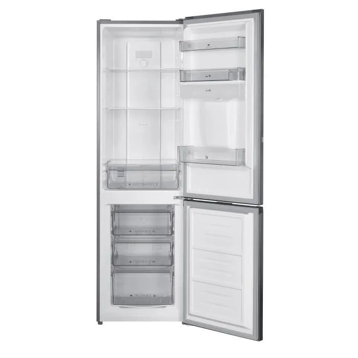 2026 Réfrigérateur congélateur bas CONTINENTAL EDISON - 251L -Total No Frost - Inox - L 55 cm x H 180 cm