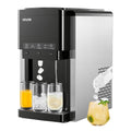 2026 VEVOR Distributeur d'Eau 3-en-1 avec Machine à Glaçons et Broyeur à Glace, Fontaine à Eau à Poser, pour Fête Cuisine Maison Bureau, Production Rapide de Cube 16 kg/24 h et 12 PCs/7 min, avec Pelle