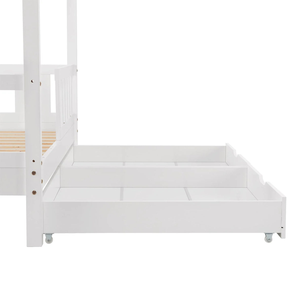 2026 Lit enfant Marli 2025, 80 x 160 cm, avec tiroirs de rangement