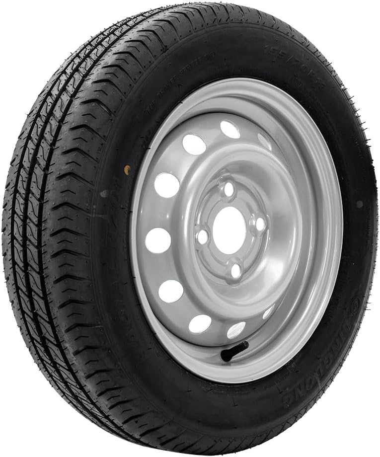 2026 UNITRAILER 2 x Roue de Remorque 155/70 R13 XL avec Jante 4JX13 - Haute Capacité de Charge