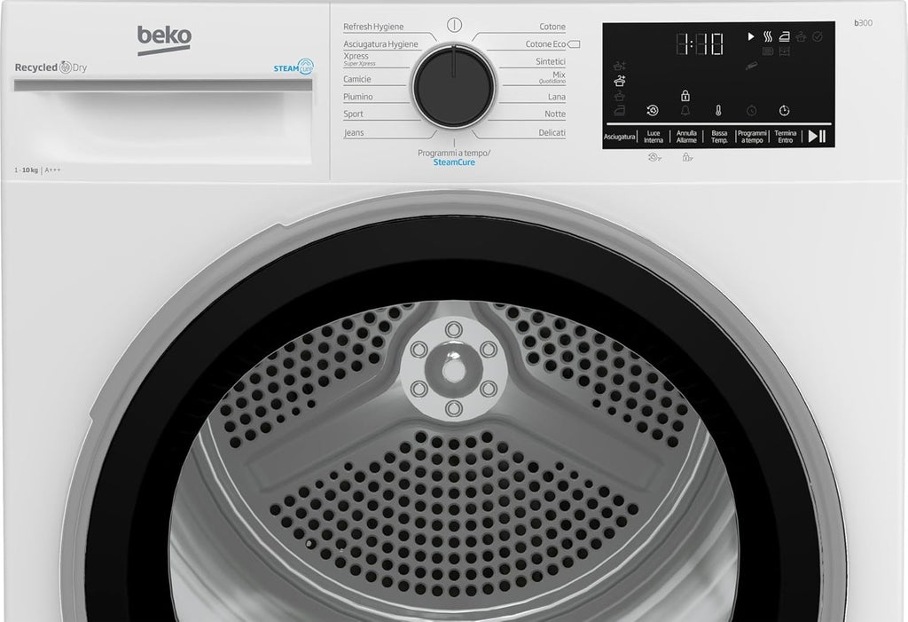 2026 Beko BT3103IS - Asciugatrice da 10 Kg, Pompa di calore, Inverter [Classe energetica A+++]