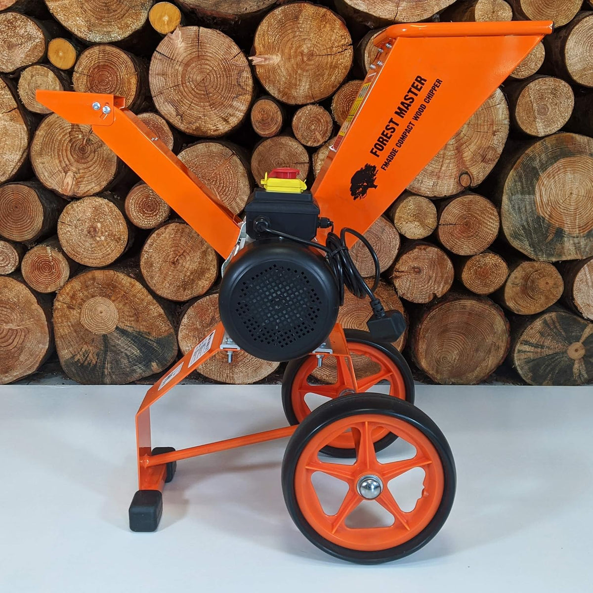 2026 Forest Master FM4DDE broyeur de Jardin électrique 2800 W 4 CV pour Branches, Feuilles de Bois