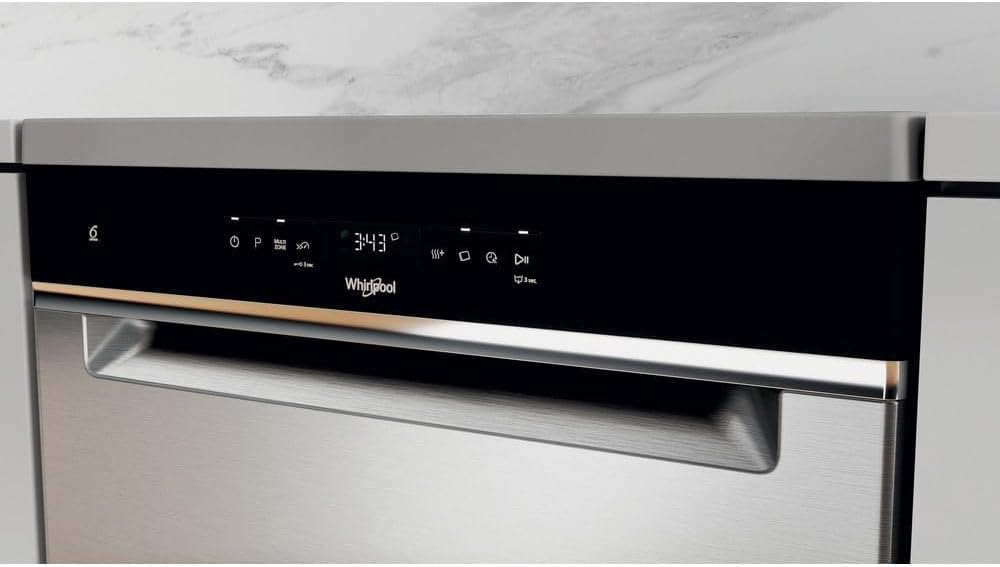 2026 Whirlpool Lave-vaisselle, couleur inoxydable, grande capacité – WFO 3T141 X