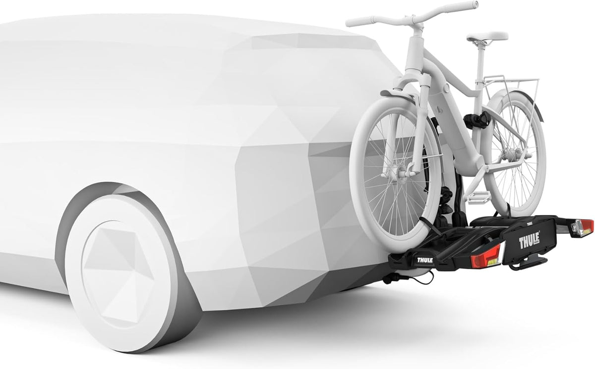 2026 Thule EasyFold XT Porte-Vélos, Porte-Vélos sur Attelage Black/Aluminum 2 Bikes