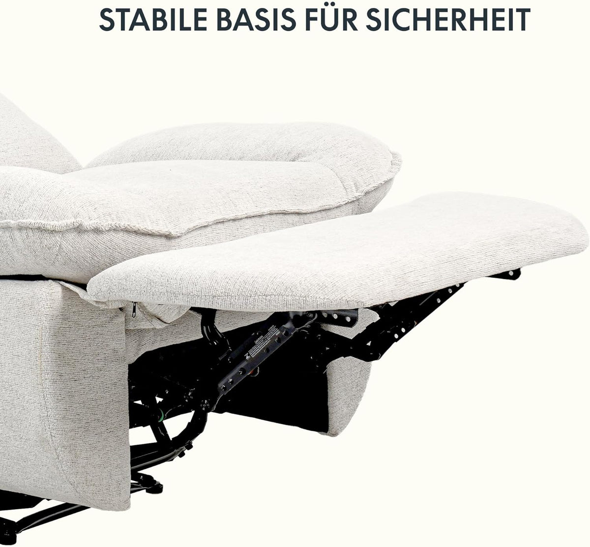 2026 Fauteuil inclinable FLEXISPOT XC6, canapé pivotant à bascule, fauteuil TV avec dossier réglable, fauteuil inclinable pour chambre, salon et home cinéma (beige)