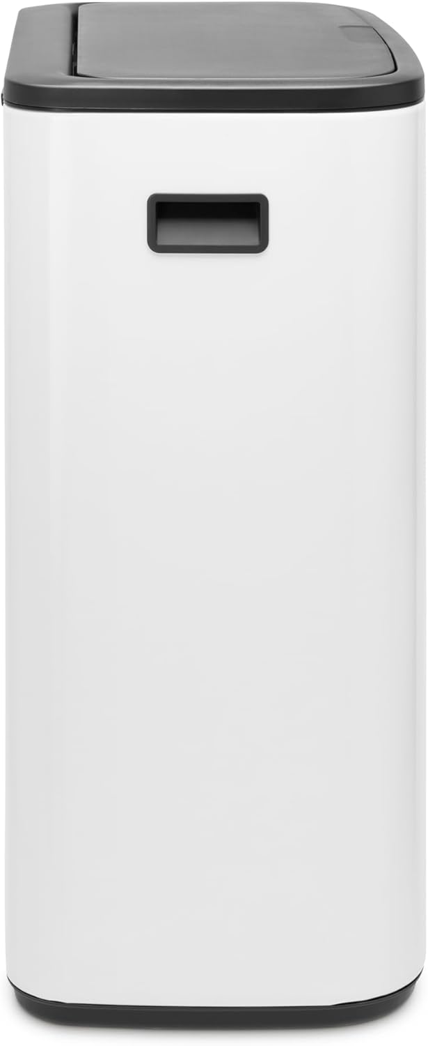 2026 Poubelle Brabantia, acier mat, anti-traces de doigts, 2 x 30 L