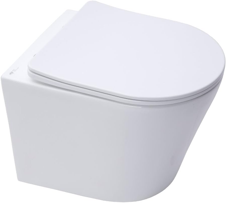 2026 WC Suspendu Pack Complet Accessoires - Pack WC Grohe Bâti autoportant, WC SAT Infinitio sans bride, Plaque chrome, Abattant WC,Cuvette Toilette, Chasse d'eau Wc, Mécanisme
