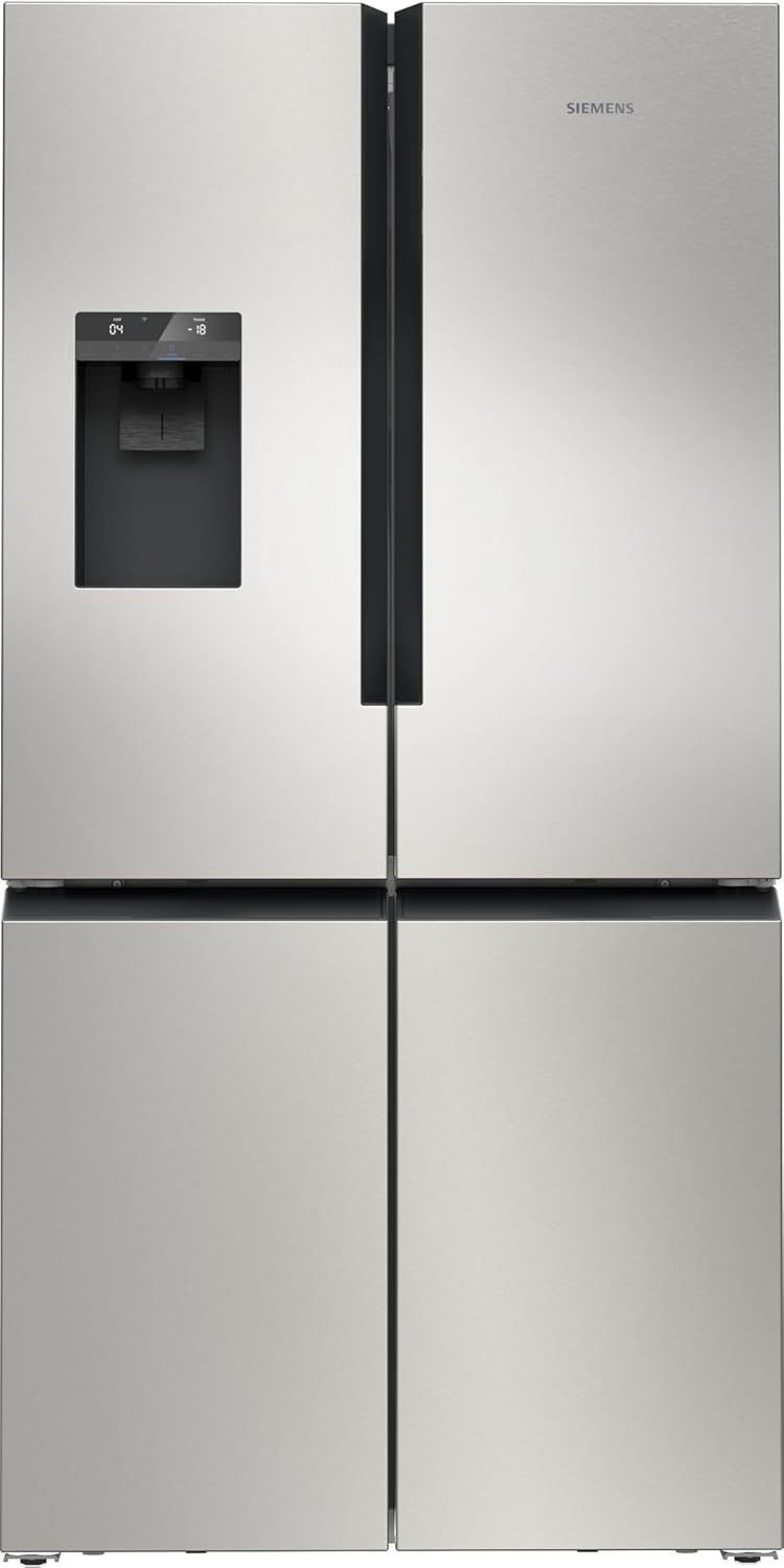 2026 SIEMENS KF96NVPEA iQ300 Multi-Door-Kühlschrank, 183 x 91 cm, 405 L Kühlen & 200 L Gefrieren, hyperFresh längere Frische, noFrost nie wieder abtauen, superCooling schnellere Kühlung
