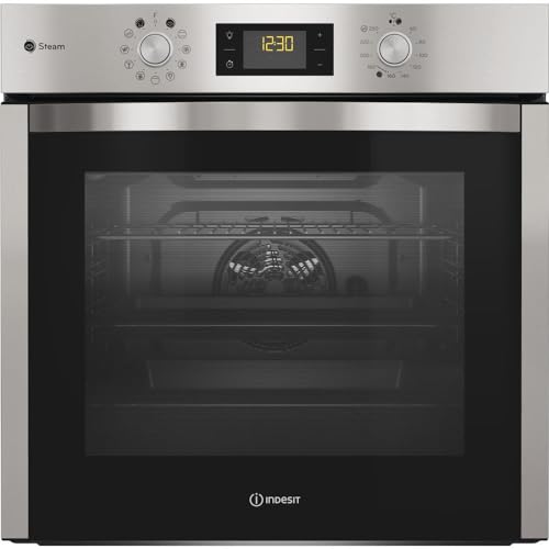 2026 Four électrique encastré Indesit: couleur inox, autonettoyant   IFWS 5844 JH IX : Gros électroménager