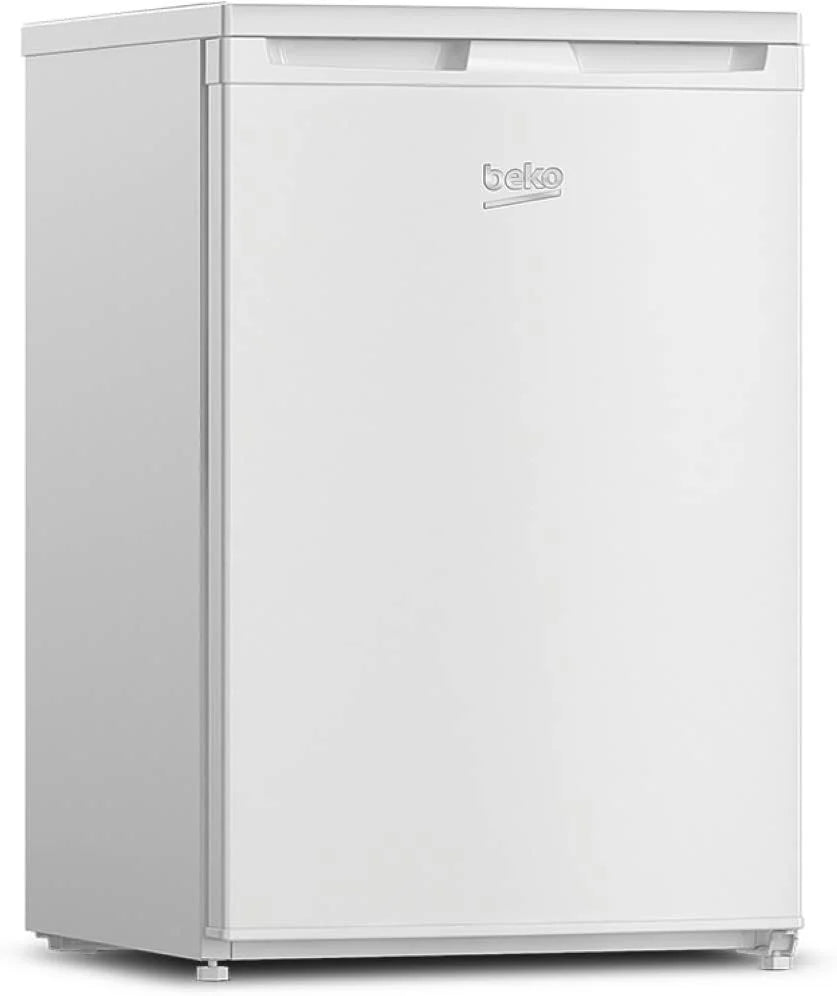 2026 Beko TSE1284N Réfrigérateur table top - Volume total 114L : 101L (Réfrigération) + 13L (Congélation), Compartiment congélation 4 étoiles, MinFrost, Charnière de porte réversible, blanc