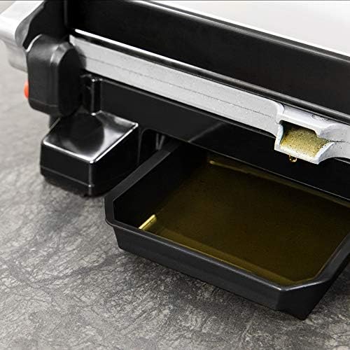 2026 Cecotec Grill électrique Rock’nGrill Smart. Système de réglage de la puissance, du temps et de la température de 2000 W, ouverture à 180 °, plaques amovibles allant au lave vaisselle : Cuisine et Maison
