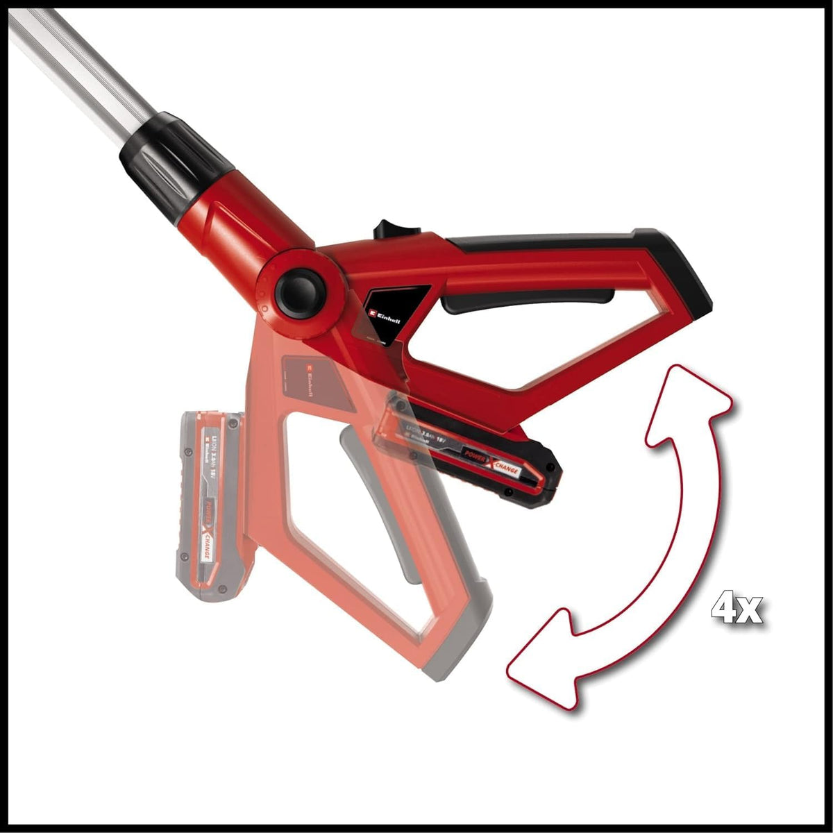 2026 Outil multifonction sans fil Einhell Power X Change GE-HC 18 Li T Solo - 200 W, 18 V, taille-haie et scie électrique 2 en 1, lame Oregon, chargeur et batterie non inclus