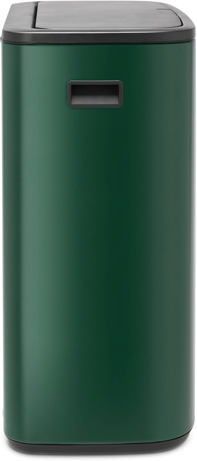 2026 Poubelle Brabantia, acier mat, anti-traces de doigts, 2 x 30 L