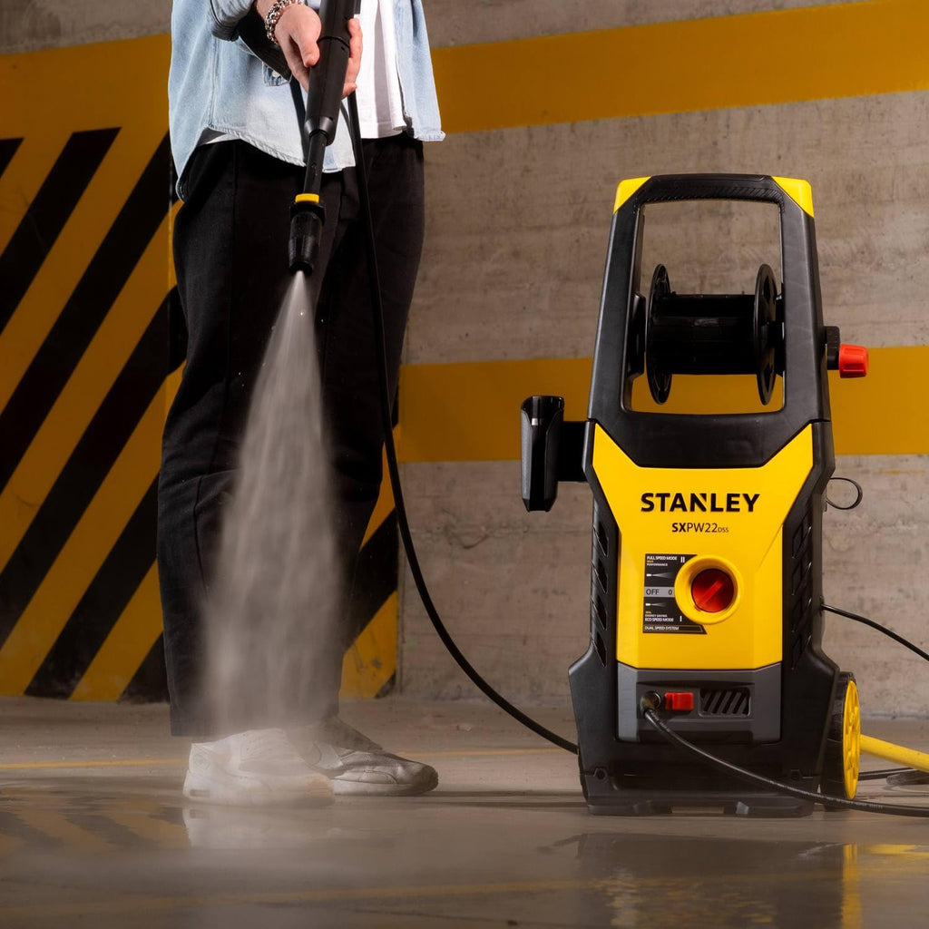 2026 Nettoyeur haute pression Stanley SXPW24BX | Haute pression | Pour automobiles et surfaces extérieures | Avec nettoyeur de surface et brosse fixe | Pression maximale 170 bars | Débit maximal 500 l/h | Consommation