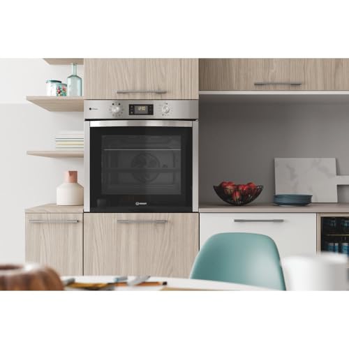 2026 Four électrique encastré Indesit: couleur inox, autonettoyant   IFWS 5844 JH IX : Gros électroménager