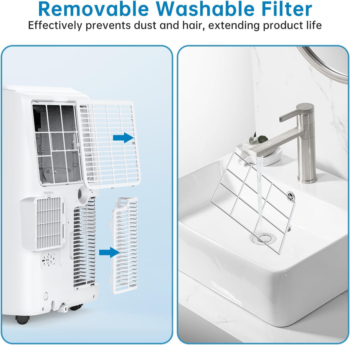 2026 Garvee Climatiseur Mobile 12000 BTU, 4 En 1 Avec Mode Nuit, Timer 24H - Refroidit Jusqu'à 50 M² - Pour Bureau, Chambre, Camping-Car - Énergie a, Silencieux
