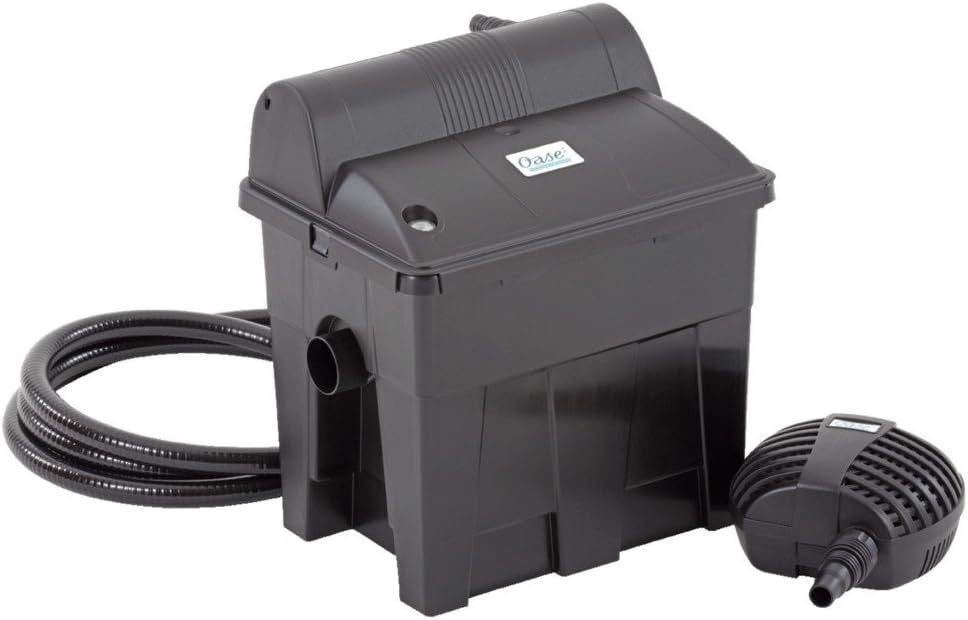 2026 OASE 56789 Durchlauffilter BioSmart Set 36000 geeignet für Teiche bis 36 m³, Filtersystem, Filterkomplettset inkl Filtermaterial, Teichpumpe und UVC Klärer