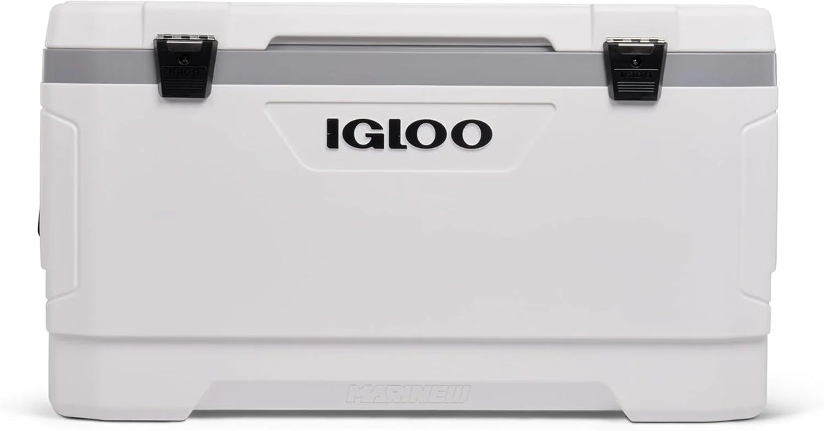 2026 Igloo Marine Glacière robuste pour activités nautiques et plein air(Blanc/Gris/Noir)