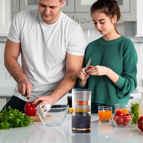 2026 Presse agrumes électrique pour boissons saines, presse agrumes électrique pour fruits et légumes, extracteur de jus électrique avec séparation, presse agrumes automatique avec séparation de la pulpe : Cuisine et Maison