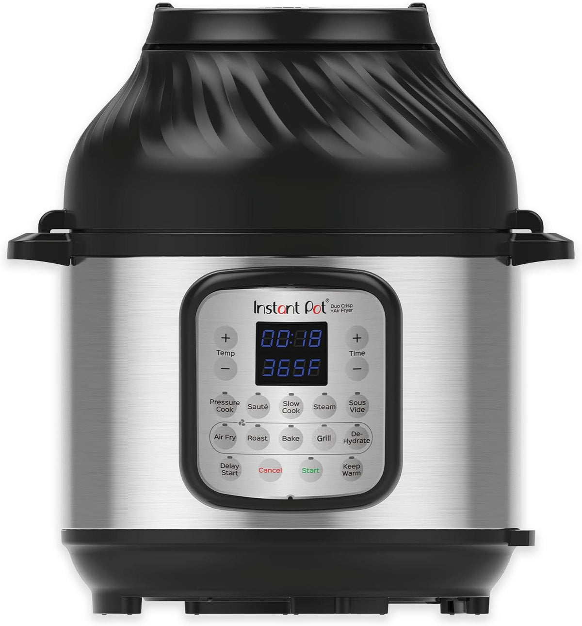 2026 Instant Pot Multicuiseur 11 en 1 Duo Crisp + Air Fryer, 8 L : autocuiseur, friteuse à air, mijoteuse, cuiseur à vapeur, machine sous vide, déshydrateur avec gril, réchaud et fonctions de cuisson