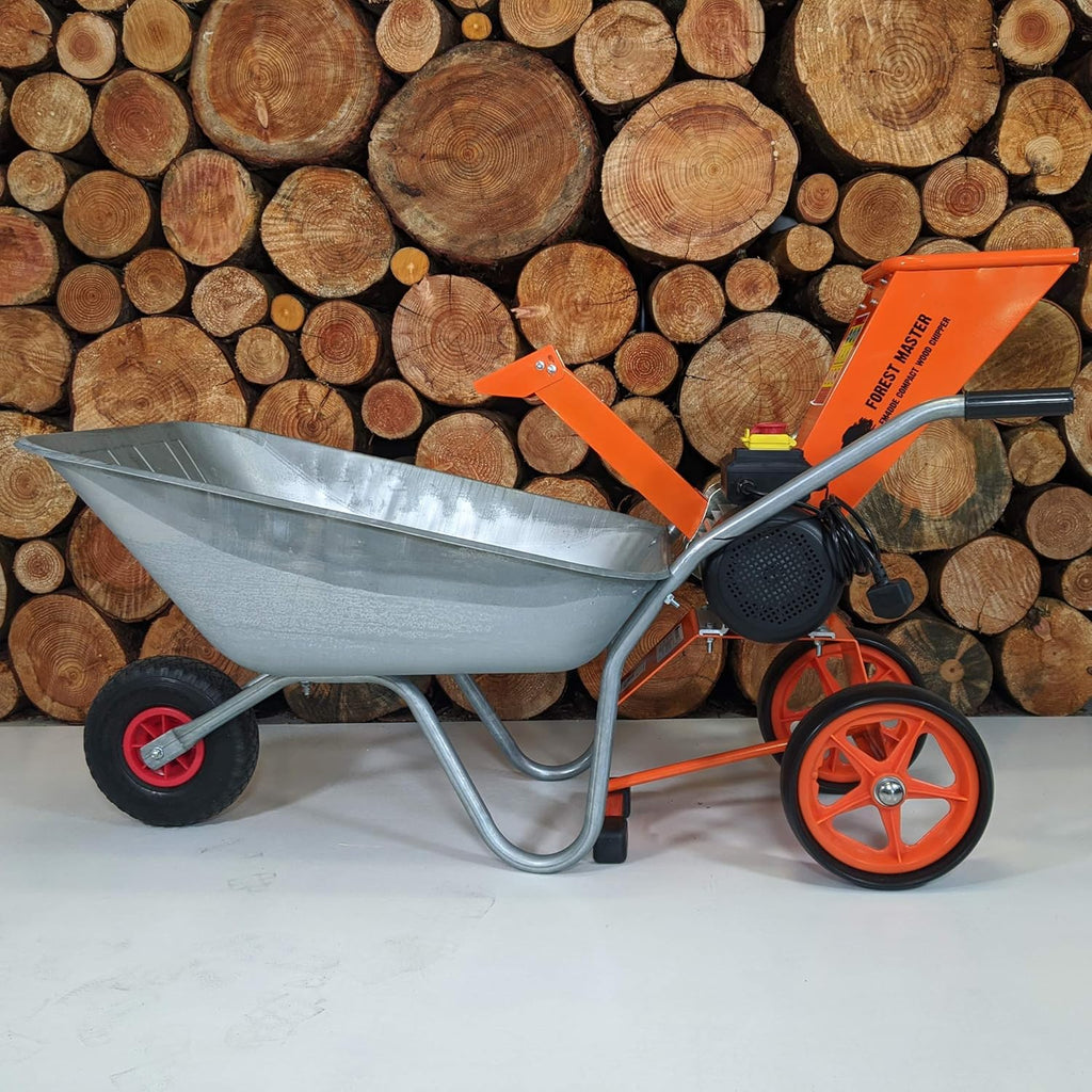 2026 Forest Master FM4DDE broyeur de Jardin électrique 2800 W 4 CV pour Branches, Feuilles de Bois