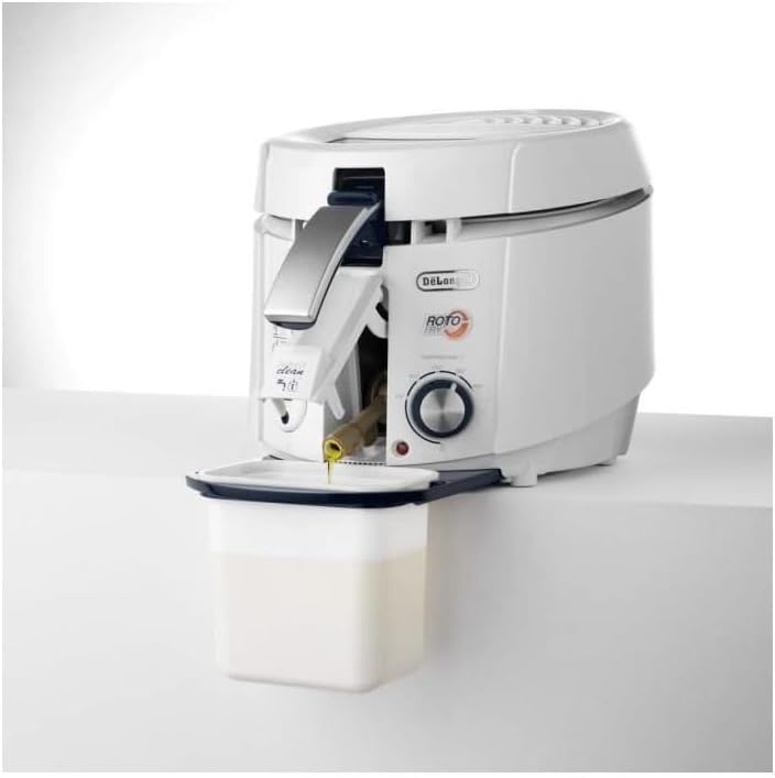 2026 F38436 RotoFry Friggitrice, 1800 W, 1.5 Litri, Plastica, Bianco