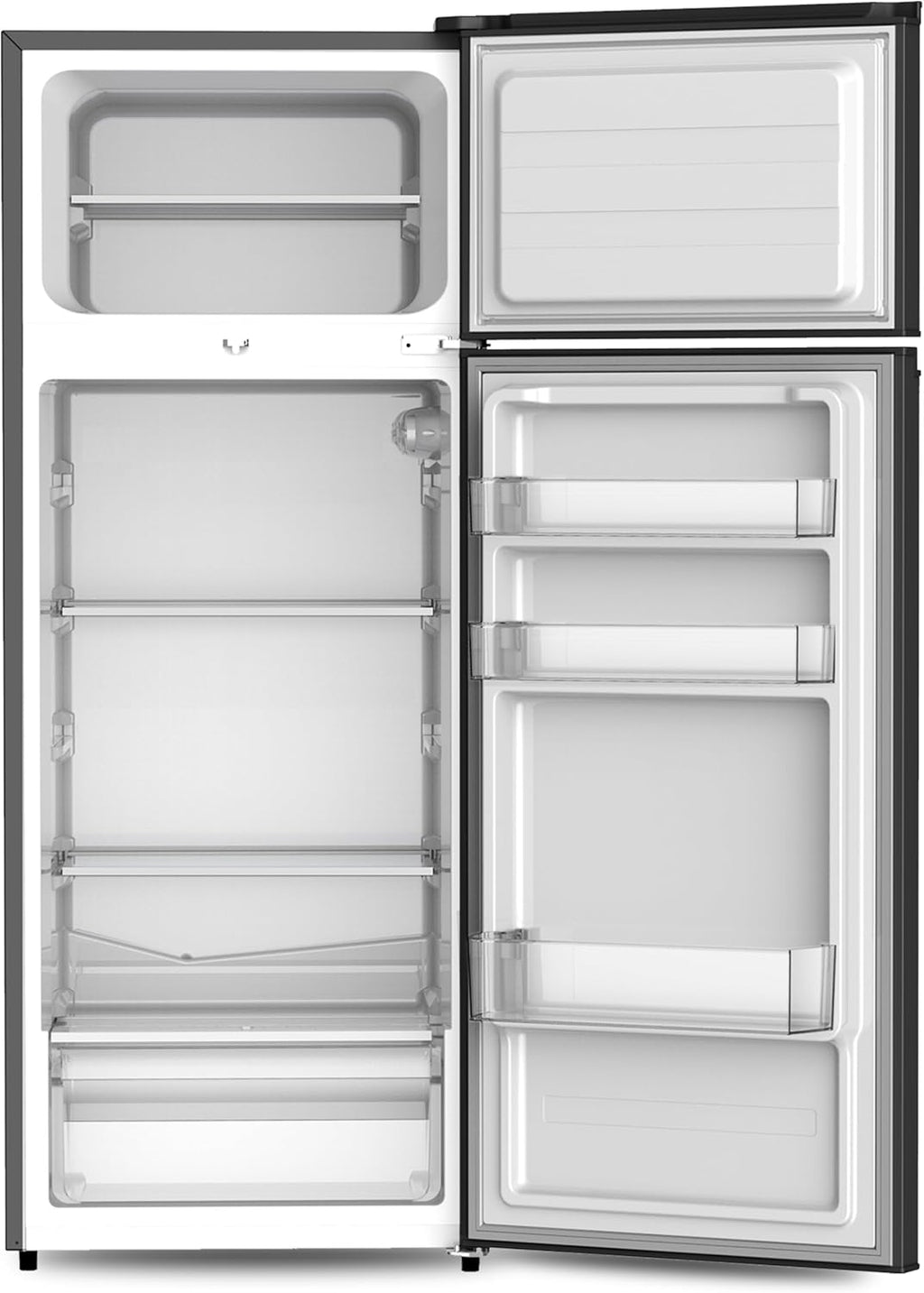 2026 Daya, DSDP210XE, Frigorifero doppia porta, 210 litri, total inox, defrost, porte reversibili, silenzioso 40 dB
