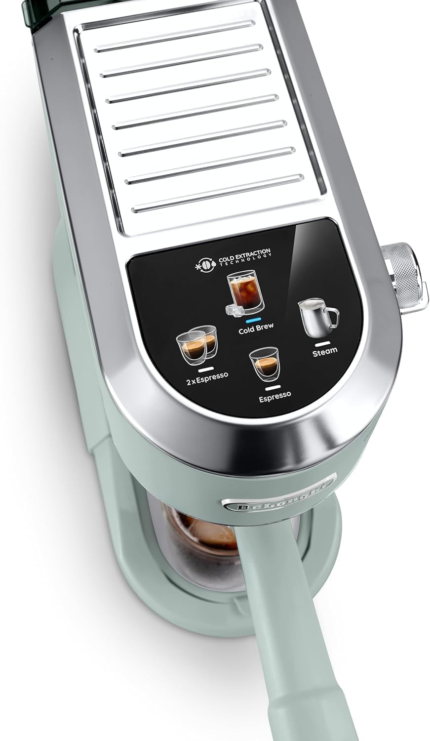 2026 De'Longhi Dedica – Cafetière à pompe en acier inoxydable pour café moulu ou individuel, expresso et cappuccino, réservoir de 1,3 litre, système anti-goutte, modèle EC685.M, couleur métal