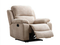 2026 Fauteuil relax en tissu 90x85x100 cm - beige - design confortable