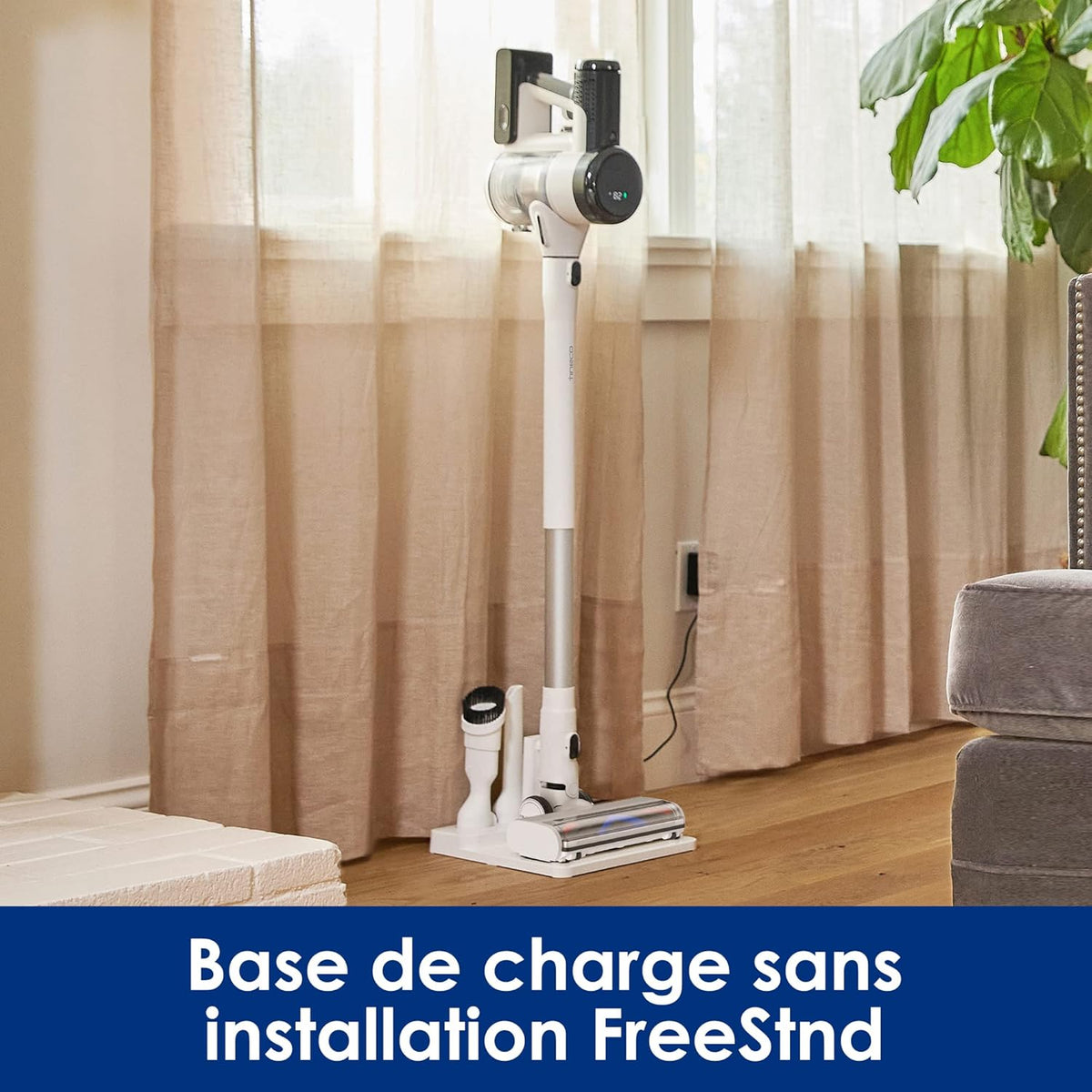 2026 Tineco Pure One S15 Essentials Aspirateur Balai sans Fil Intelligent, Brosse Anti-nœuds, Puissant, Longue Autonomie, Excellent pour Multi-Surface, Le Nettoyage des Poils d’Animaux avec éclairage LED
