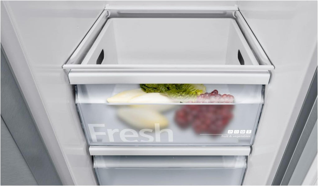 2026 SIEMENS KF96NVPEA iQ300 Multi-Door-Kühlschrank, 183 x 91 cm, 405 L Kühlen & 200 L Gefrieren, hyperFresh längere Frische, noFrost nie wieder abtauen, superCooling schnellere Kühlung