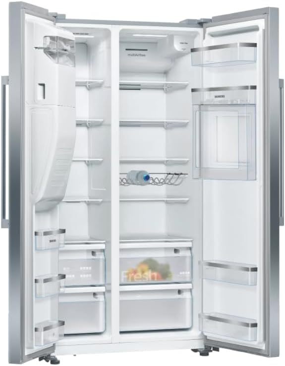2026 SIEMENS KF96NVPEA iQ300 Multi-Door-Kühlschrank, 183 x 91 cm, 405 L Kühlen & 200 L Gefrieren, hyperFresh längere Frische, noFrost nie wieder abtauen, superCooling schnellere Kühlung