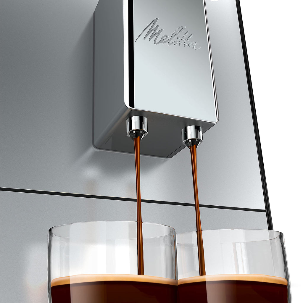 2026 Melitta Solo Sandy Grey, Machine à Café à Grains avec Broyeur et Système d'Extraction des Arômes, Affichage LED, Mode 1 à 2 Tasses, Expresso, Automati