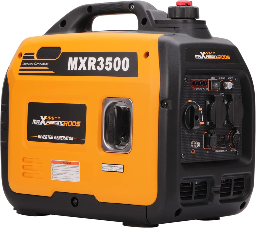 2026 maXpeedingrods 3300W Groupe Electrogene Silencieux Inverter Essence avec Prises USB et 230V Générateur Electrique 4 Temps Generator Léger Secours pour les Caravanes, Garage, Jardin, Camping