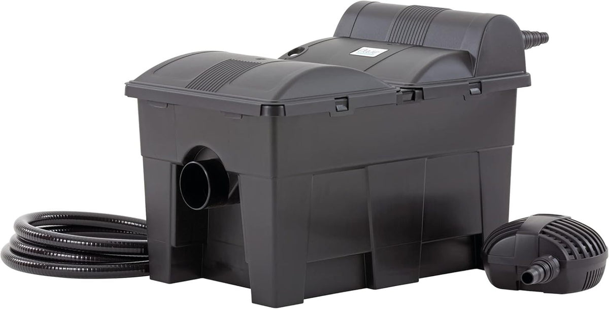 2026 OASE 56789 Durchlauffilter BioSmart Set 36000 geeignet für Teiche bis 36 m³, Filtersystem, Filterkomplettset inkl Filtermaterial, Teichpumpe und UVC Klärer