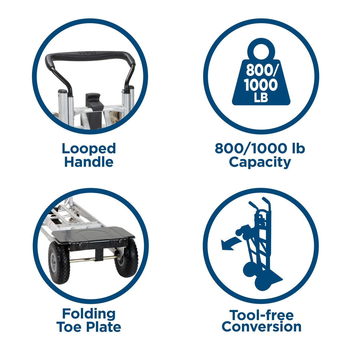 2026 Chariot pliable 4 en 1 série 2025 avec roues increvables