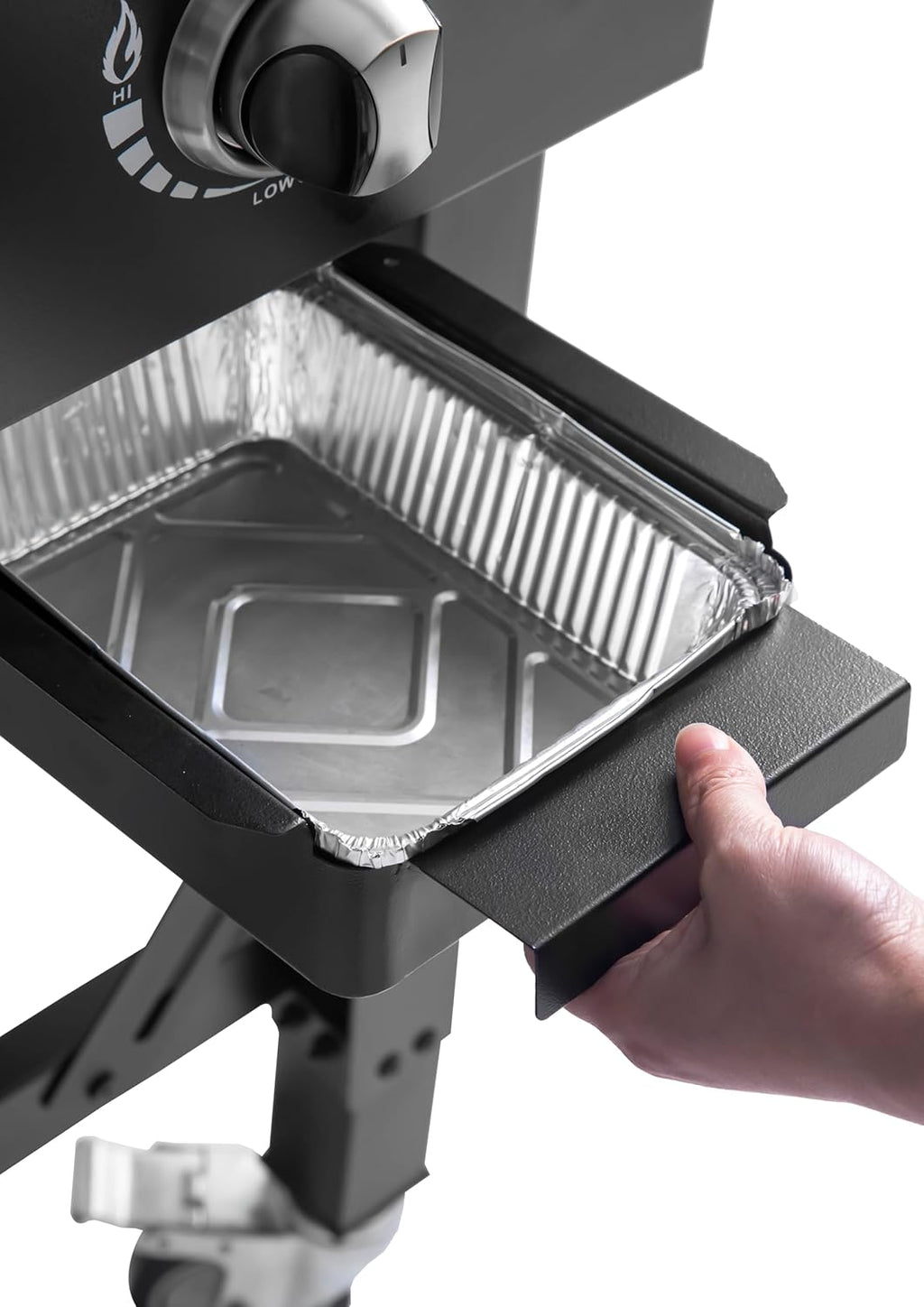 2026 METRO PROFESSIONAL Barbecue Plancha à Gaz avec 4 Brûleurs Dayton, Acier Inoxydable, 14.8 kW, Allumage par Impulsion, 4 roulettes Pivotantes, Pliable, Noir