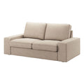 2026 Canapé 2 places en tissu beige – design contemporain, assise confortable