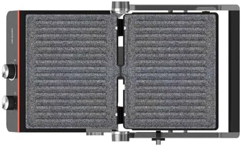 2026 Cecotec Grill électrique Rock’nGrill Smart. Système de réglage de la puissance, du temps et de la température de 2000 W, ouverture à 180 °, plaques amovibles allant au lave vaisselle : Cuisine et Maison