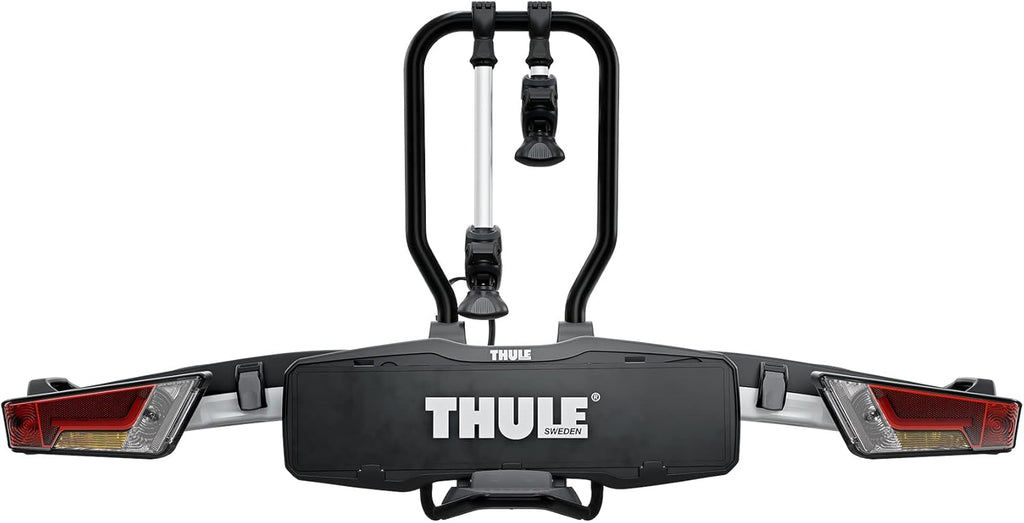 2026 Thule EasyFold XT Porte-Vélos, Porte-Vélos sur Attelage Black/Aluminum 2 Bikes