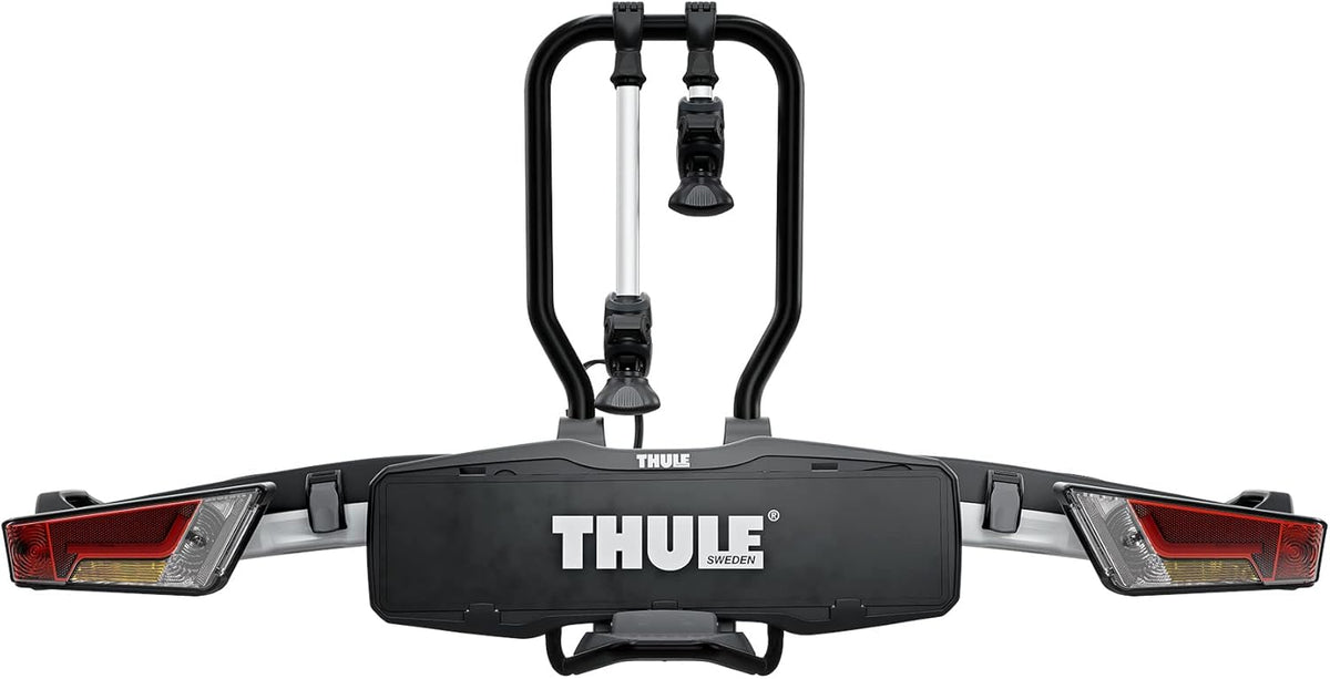 2026 Thule EasyFold XT Porte-Vélos, Porte-Vélos sur Attelage Black/Aluminum 2 Bikes