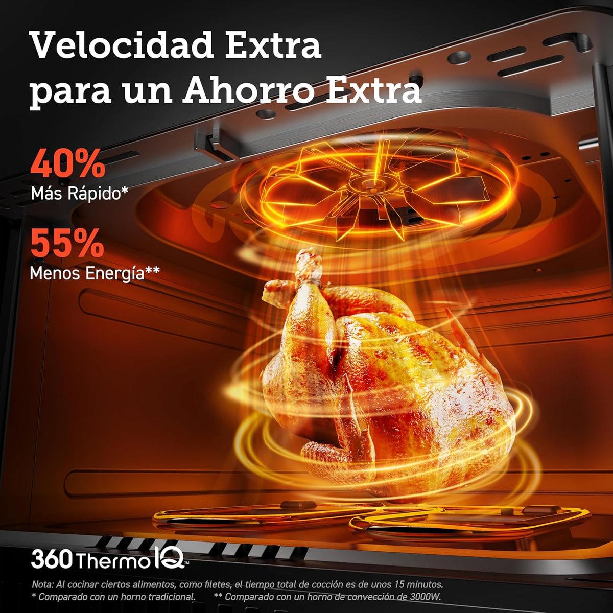 2026 Friteuse à air sans huile COSORI 6,4 L, double chauffage, sans remuer ni préchauffer, avec recettes en espagnol et 12 programmes, gris foncé, modèle CAF-P583S
