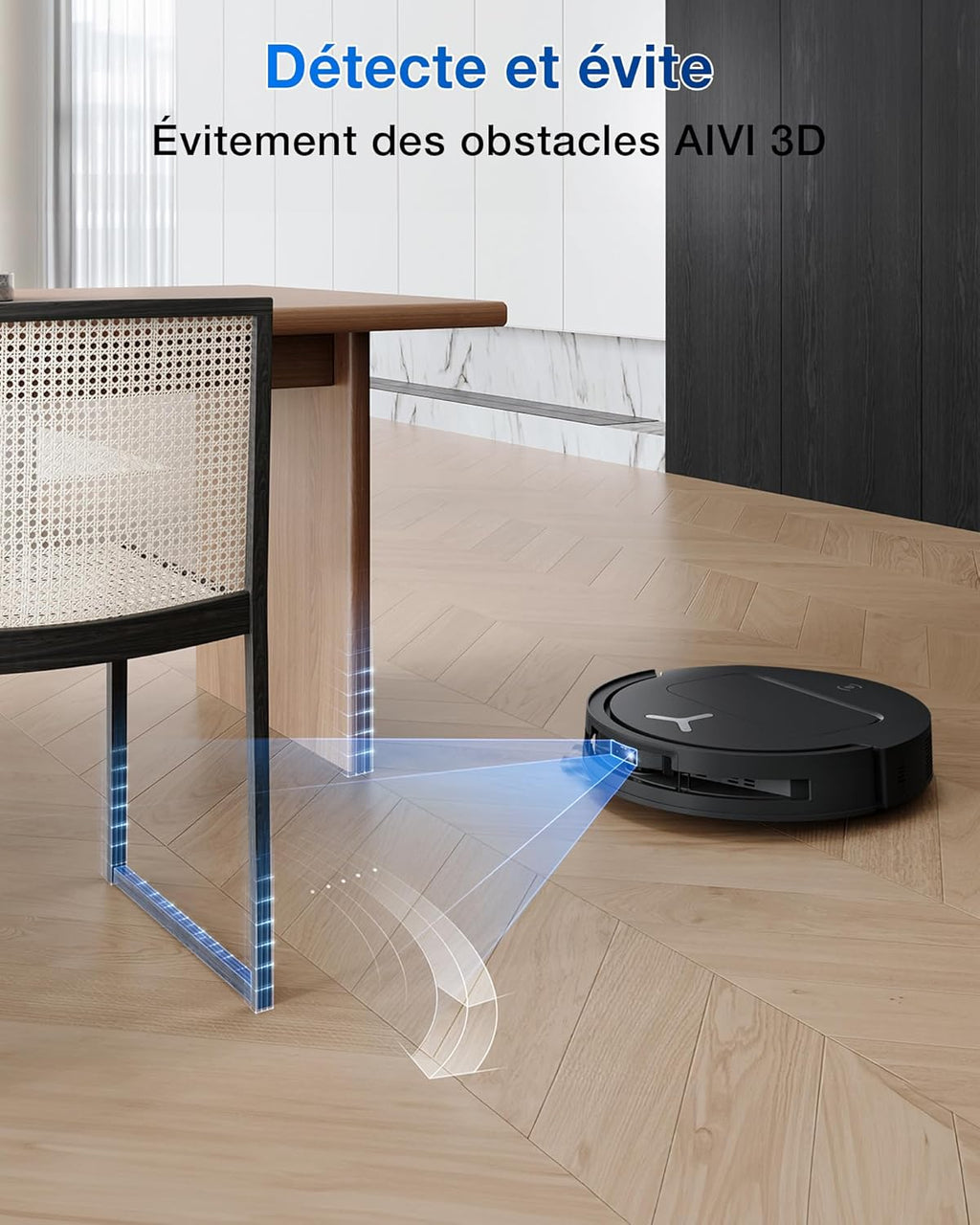 2026 ECOVACS T50 Omni Aspirateur Robot avec Station, Puissance 15000Pa amélioré par T30 Pro Omni, Brosse latérale et serpillière Extensibles, ZeroTangle 2.0, AIVI 3D 2.0, Lavage à l'eau Chaude 75℃, Blanc