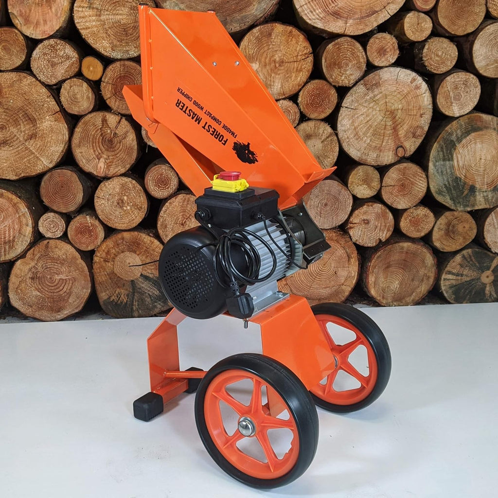 2026 Forest Master FM4DDE broyeur de Jardin électrique 2800 W 4 CV pour Branches, Feuilles de Bois