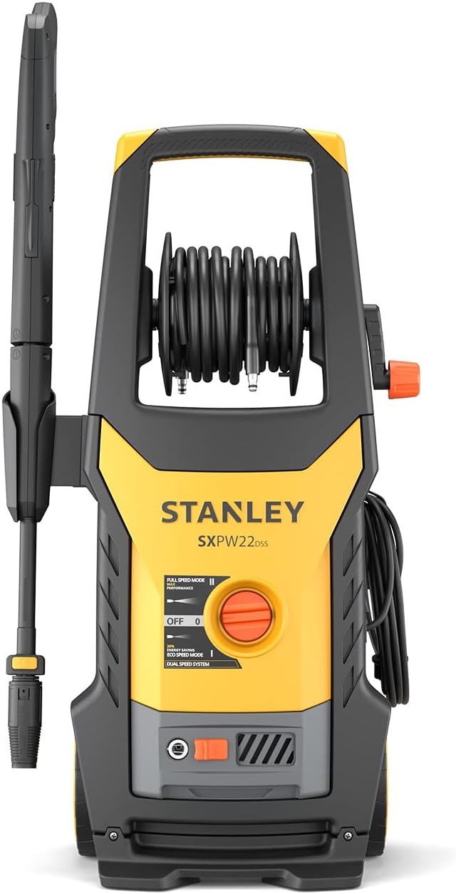 2026 Nettoyeur haute pression Stanley SXPW24BX | Haute pression | Pour automobiles et surfaces extérieures | Avec nettoyeur de surface et brosse fixe | Pression maximale 170 bars | Débit maximal 500 l/h | Consommation